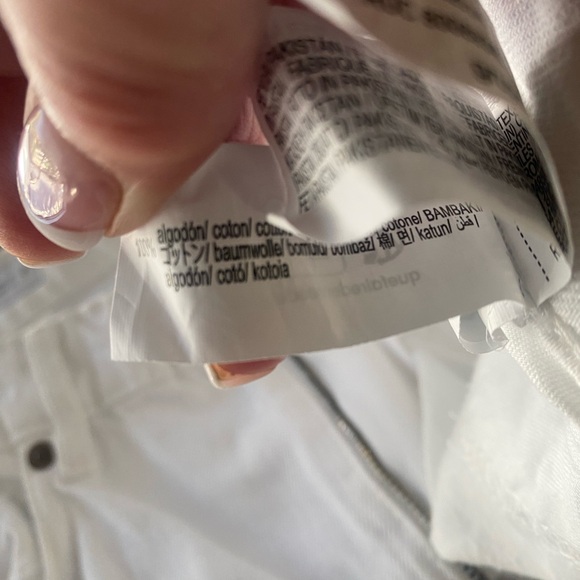 ZARA White Straight Fit High Waisted Jeans. Size 30. - Picture 6 of 7